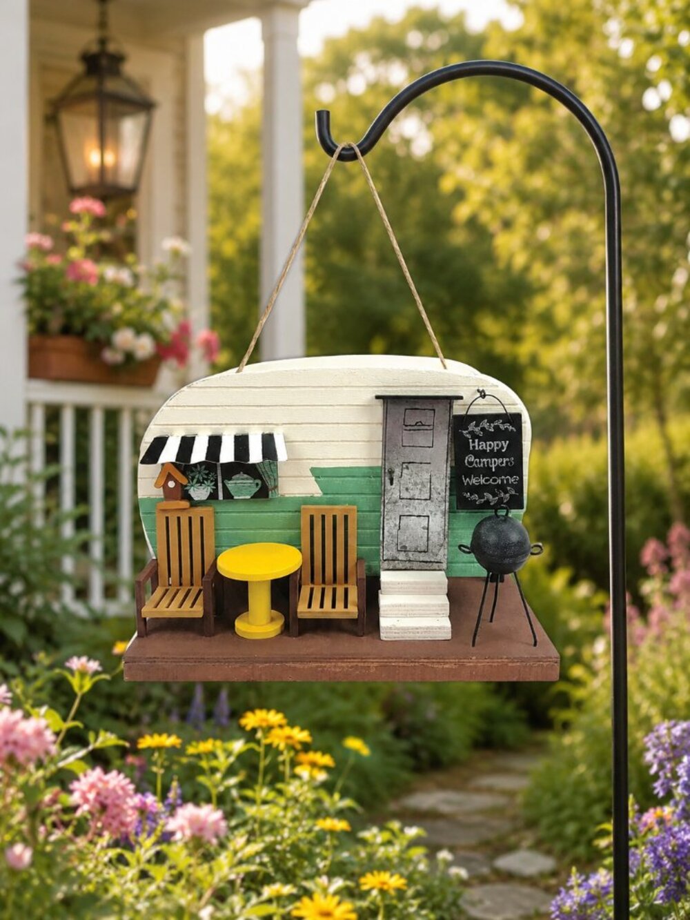 Retro Camper Decorative Birdhouse - NWT & RTS